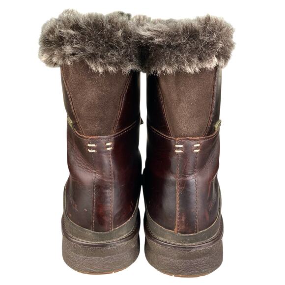 Merrell Men’s Tremblant Ezra Brown Waterproof Vibram Winter Boot Size US 10.5 - Picture 8 of 10